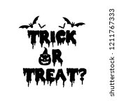 trick or treat vector... | Shutterstock .eps vector #1211767333