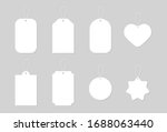 blank labels template price... | Shutterstock .eps vector #1688063440