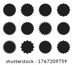 set of round stickers with... | Shutterstock .eps vector #1767209759