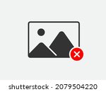 default image icon vector.... | Shutterstock .eps vector #2079504220