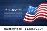 4th of july background for usa... | Shutterstock .eps vector #1120692329
