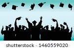 businessman graduate in... | Shutterstock .eps vector #1460559020