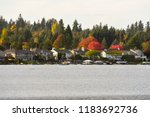 Waterfront homes in Lake Sammamish, Washington-USA