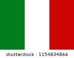 italy flag vector icon  simple  ... | Shutterstock .eps vector #1154834866