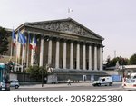 Small photo of Paris, France - September 13, 2006: The Assemblee Nationale is the French Parliament building, located in the heart of Paris, France.