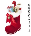 Photo of Small Christmas gifts filling a red stocking | Free christmas ...