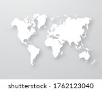 map world. design infographic.... | Shutterstock . vector #1762123040