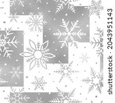 Snowflake Seamless Pattern....