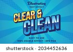 editable clear and clean text... | Shutterstock .eps vector #2034452636