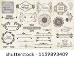 calligraphic vintage vector... | Shutterstock .eps vector #1159893409