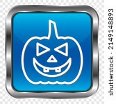 Halloween Pumpkin Simple Icon....