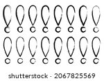 a set of of simple flat... | Shutterstock .eps vector #2067825569