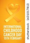 international childhood cancer... | Shutterstock .eps vector #1631017813