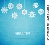 merry christmas card with... | Shutterstock .eps vector #225626866