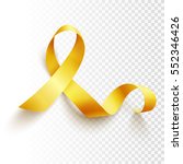 realistic gold ribbon ... | Shutterstock .eps vector #552346426
