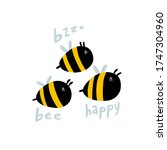 Funny Bees With Inscriptions....