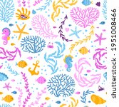 Seabed Seamless Pattern With...