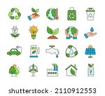 ecology and environment... | Shutterstock .eps vector #2110912553
