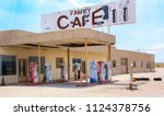 Abandoned Gas Station In Desert ...
