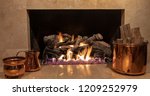An Elegant Gas Fireplace...
