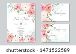 beautiful wedding invitation... | Shutterstock .eps vector #1471522589