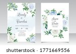 wedding invitation card with... | Shutterstock .eps vector #1771669556