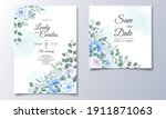 elegant wedding invitations... | Shutterstock .eps vector #1911871063