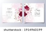 beautiful maroon and peach... | Shutterstock .eps vector #1914960199
