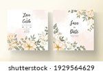 set of wedding invitation card... | Shutterstock .eps vector #1929564629