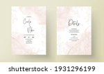 wedding card with gold leaf... | Shutterstock .eps vector #1931296199