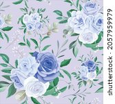elegant floral frame seamless... | Shutterstock .eps vector #2057959979