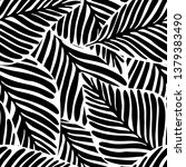 monochrome jungle geometric... | Shutterstock .eps vector #1379383490