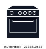 oven and stove vector icon | Shutterstock .eps vector #2138510683