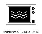 microwave oven symbol vector... | Shutterstock .eps vector #2138510743