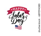 Vector Happy Labor Day Card....