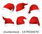 set of santa hats. collection... | Shutterstock .eps vector #1479034070
