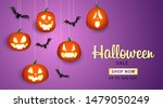 halloween sale lettering with... | Shutterstock .eps vector #1479050249