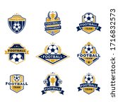 football team emblems templates ... | Shutterstock .eps vector #1716832573