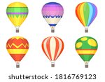 Hot Air Balloons Flat...