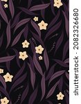 seamless pattern with romantic... | Shutterstock .eps vector #2082326680