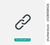 link icon design  vector eps10 | Shutterstock .eps vector #1428008426