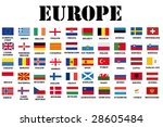 complete set of all official... | Shutterstock . vector #28605484