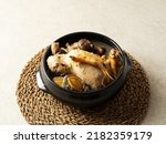 Small photo of samgyetang,Ginseng Chicken Soup with Abalones