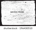 grunge frame. vector template | Shutterstock .eps vector #196430510