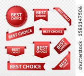 best choice tags isolated ... | Shutterstock .eps vector #1583147506