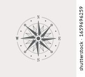  compass wind rose vector... | Shutterstock .eps vector #1659696259