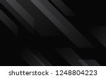 black abstract geometric... | Shutterstock .eps vector #1248804223