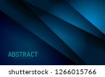dark blue background vector... | Shutterstock .eps vector #1266015766