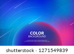 colorful fluid background.... | Shutterstock .eps vector #1271549839
