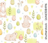 A Cute Seamless Pattern With...
